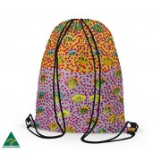 Aboriginal Art Drawstring Bag - Daisy Moss